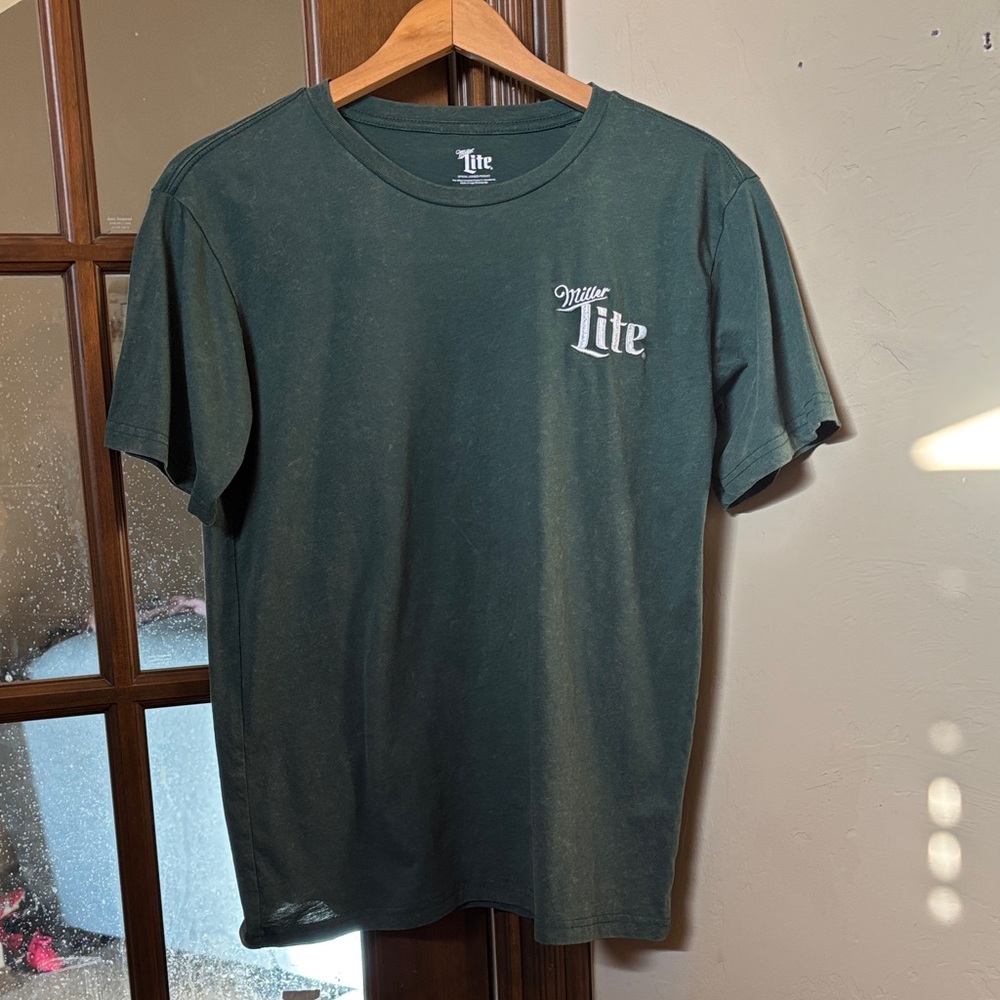 Miller Lite Embroidered Tee! XS